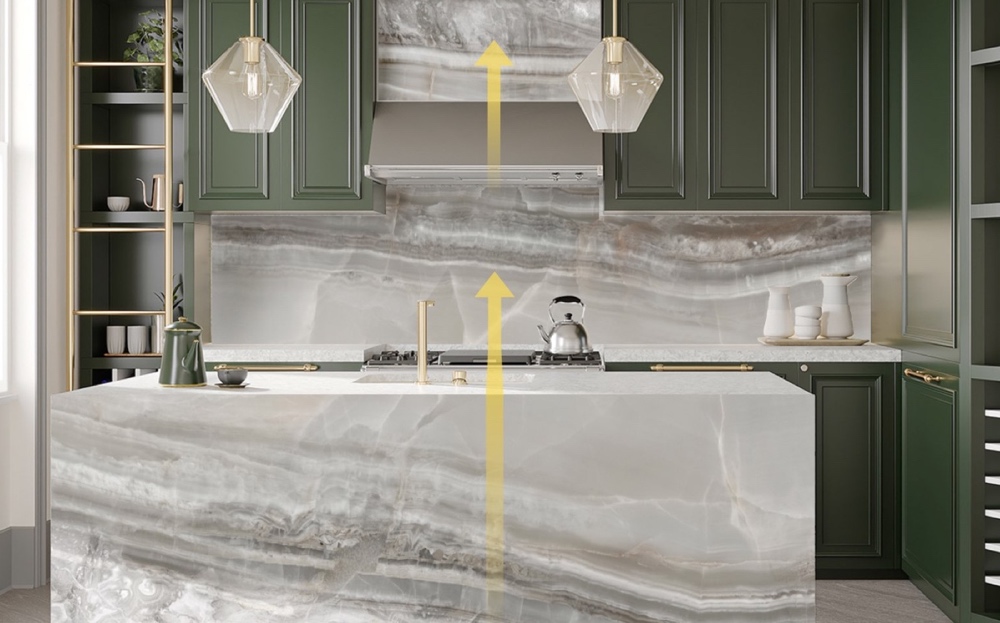 kitchen setting Richardson bioquartz